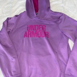 purple under armor hoodie